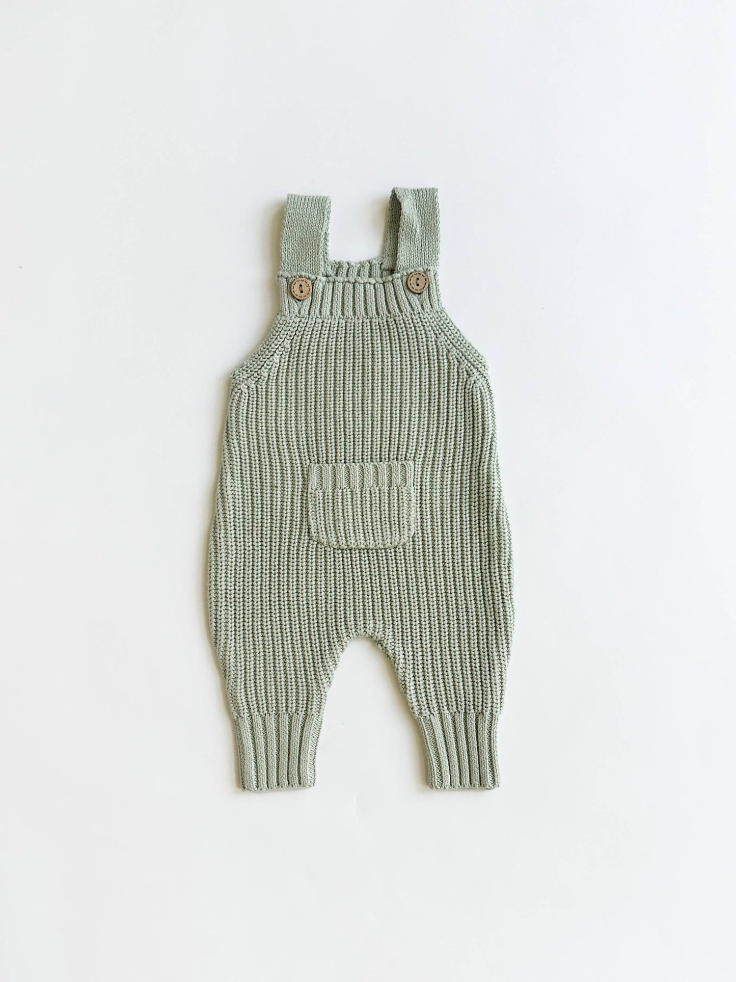 OLIVE & CRADLE - BABY KNIT OVERALLS