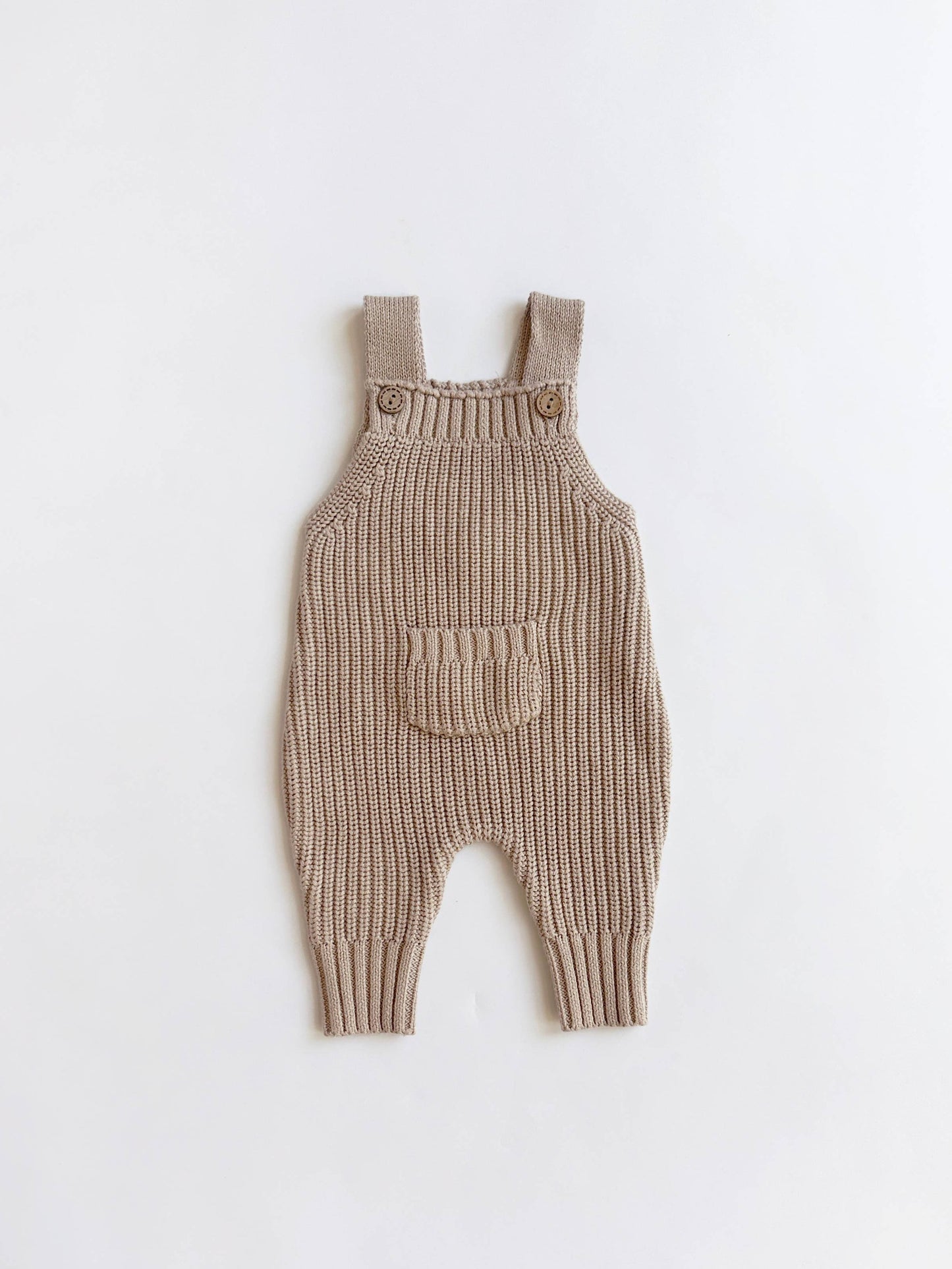 OLIVE & CRADLE - BABY KNIT OVERALLS