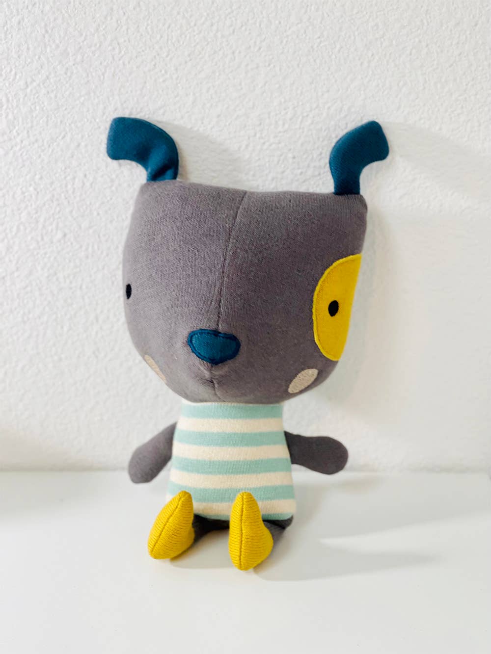 Viverano Organics - Phillipe Dog Organic Cotton Stuffed Animal Baby Kid Toy