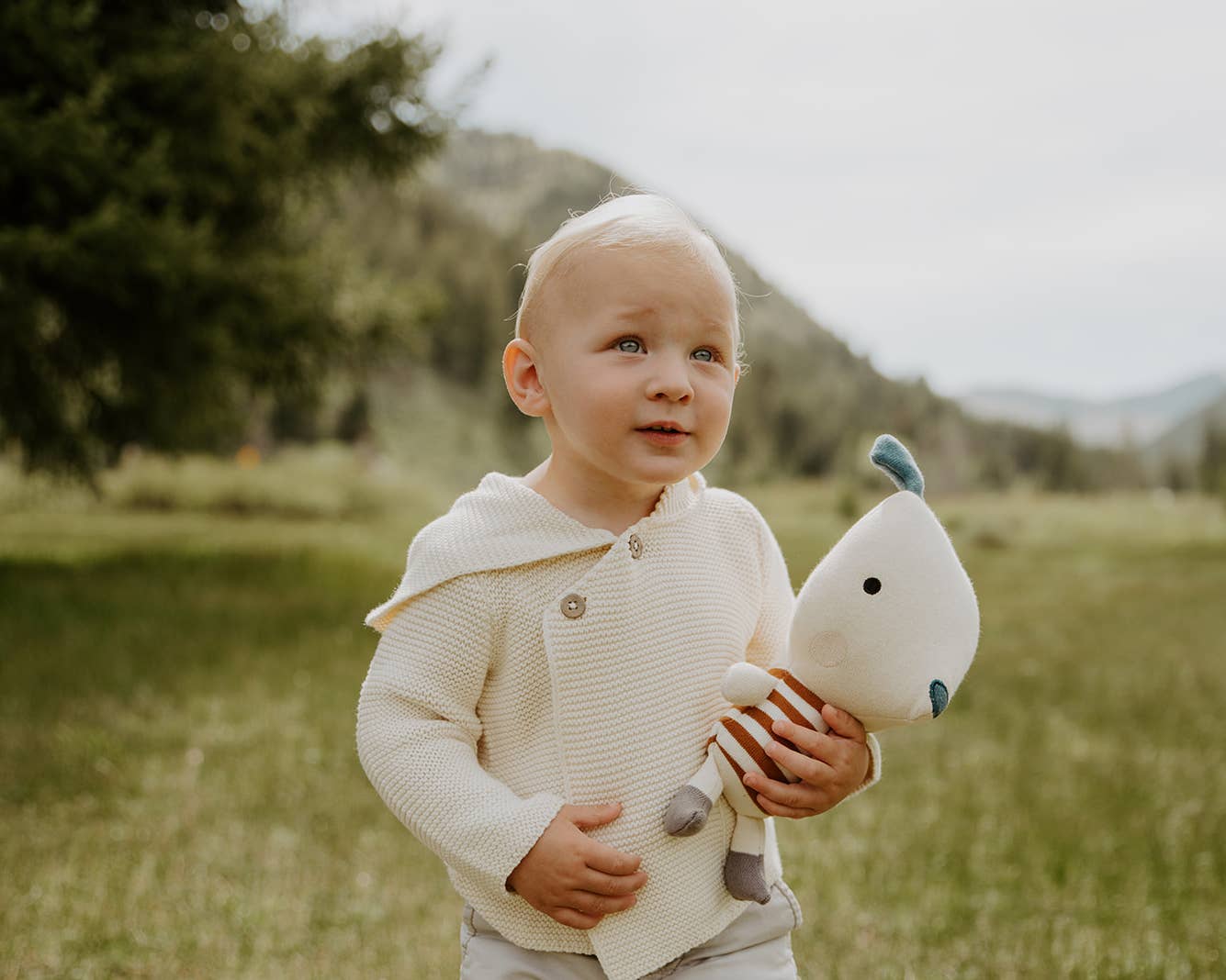 Viverano Organics - Phillipe Dog Organic Cotton Stuffed Animal Baby Kid Toy