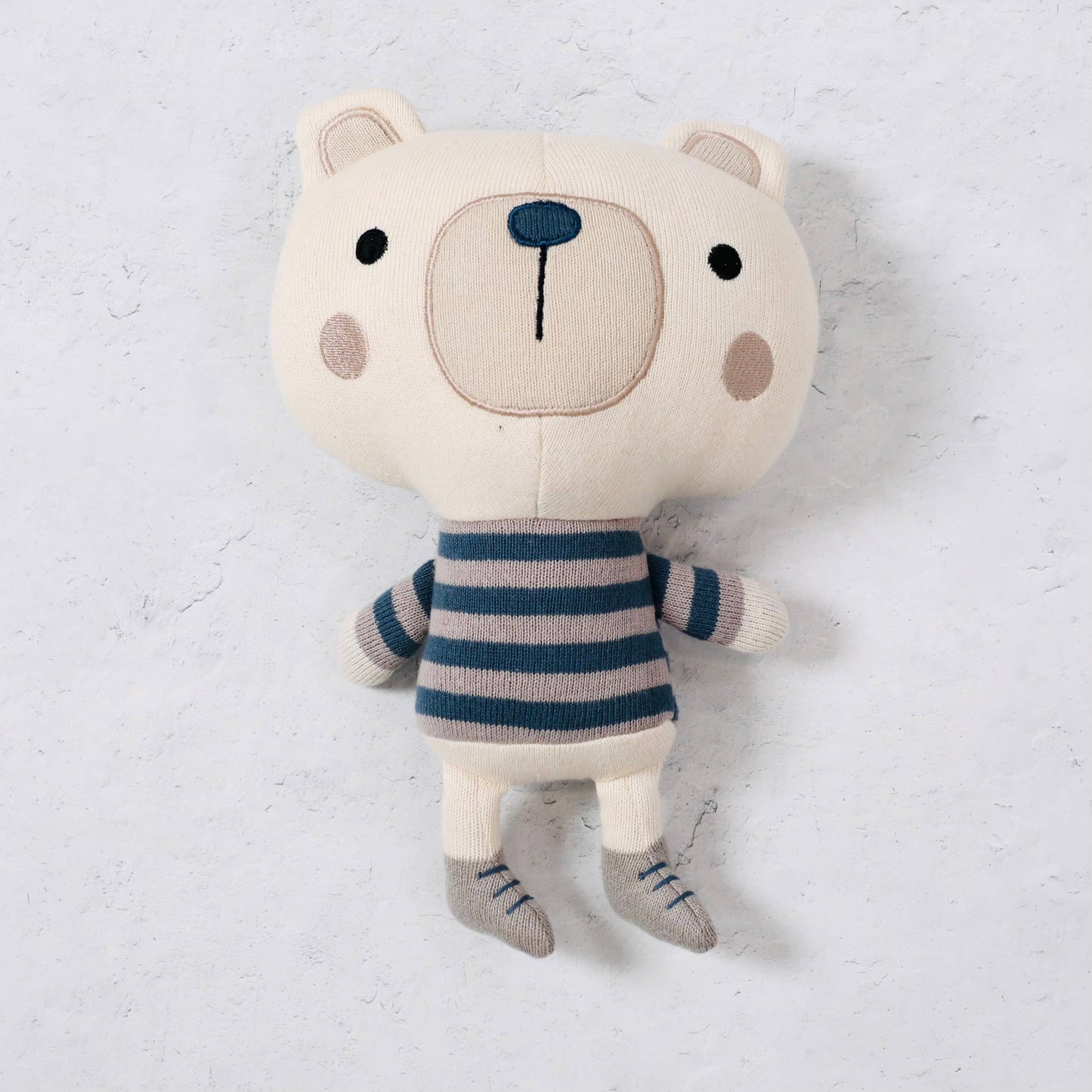 Viverano Organics - Frankie Bear Organic Cotton Knit Stuffed Animal Baby Toy