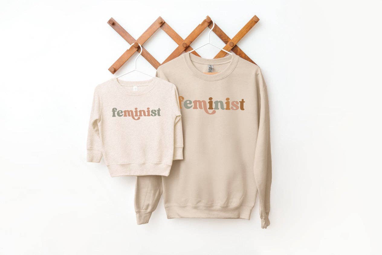 The Obstinate Octopus - "FEminiST" Mother's Day Sweatshirts for You and Your Mini.