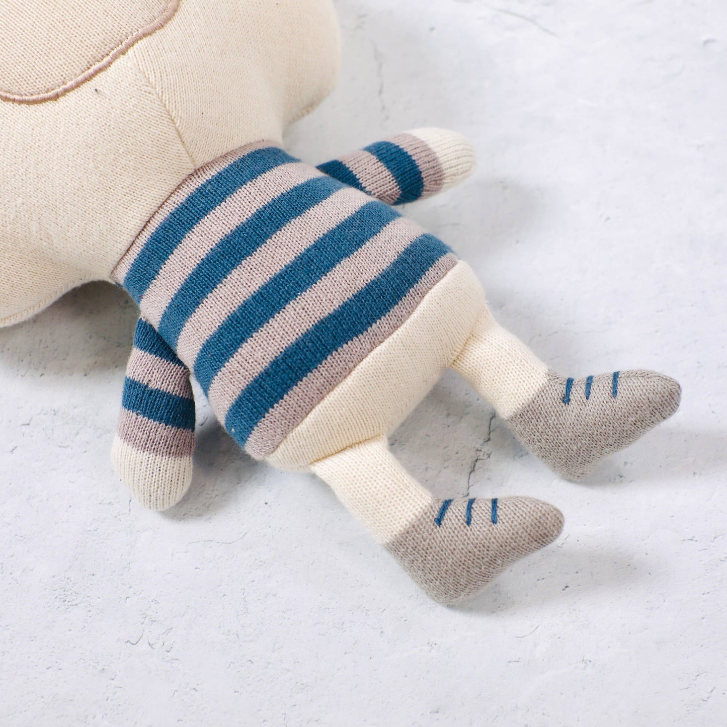 Viverano Organics - Frankie Bear Organic Cotton Knit Stuffed Animal Baby Toy