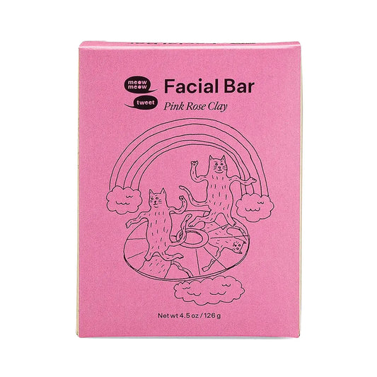 Pink Rose Clay Face Cleansing Bar